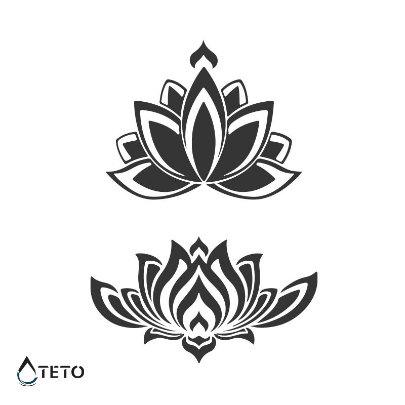 Lotus cvet - set – Polupermanentno - TETO Privremene Tetovaže