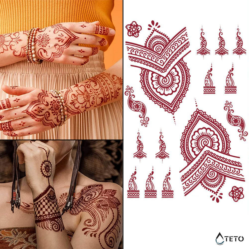 Henna tip B - TETO Privremene Tetovaže