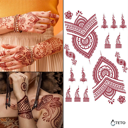 Henna tip B - TETO Privremene Tetovaže