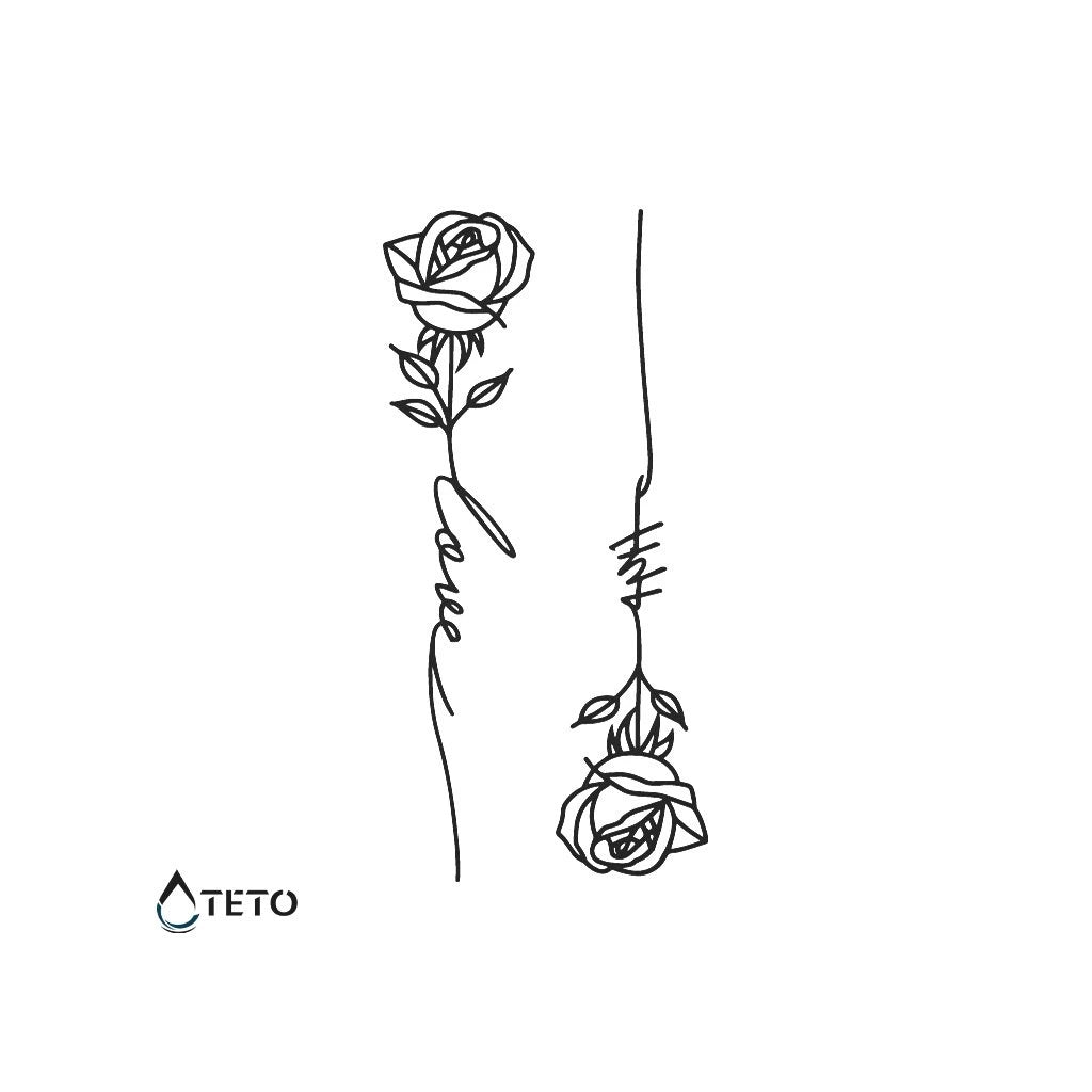 Šarmantna žena – set od 3 tetovaže